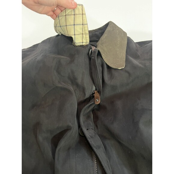 London Fog Men’s Black Zip Coat XL Reg w/ Removable Liner & Nubuck Collar - Picture 9 of 16